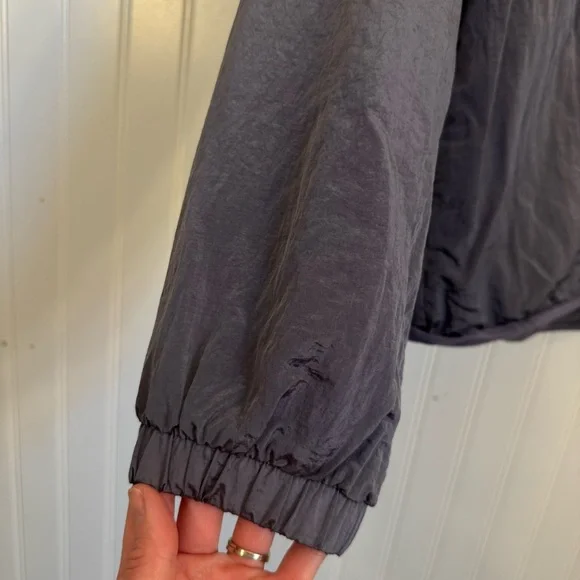 GapFit Women’s Fleece Lined 1/2 Zip Track Jacket Size Medium Tall - Picture 3 of 11